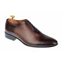 Pantofi barbati office, eleganti din piele naturala maro, ELION MATEO 026M